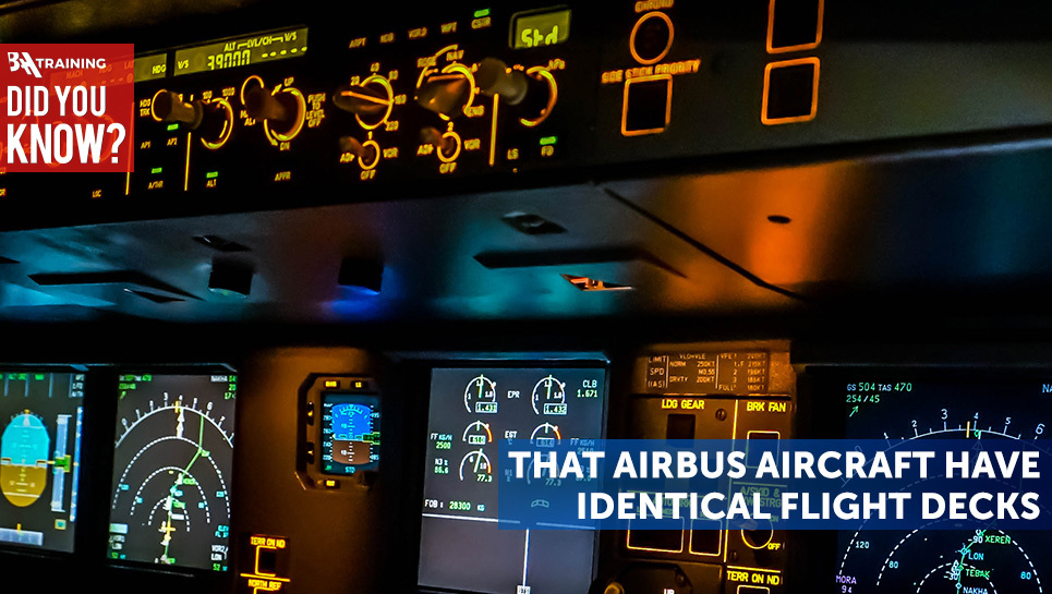 Did You Know That Airbus Aircraft Have Identical Flight Decks?